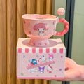 Hello Kitty Ceramic Mug with Spoon